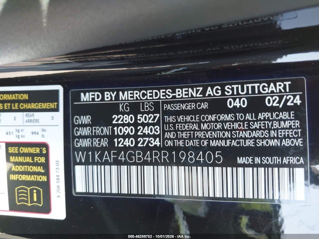 Mercedes-Benz C 300 2024 W1KAF4GB4RR198405 Image 9