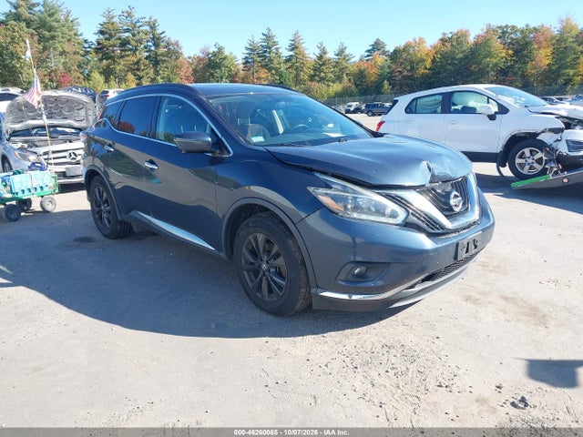 Продаж на аукціоні авто 2018 Nissan Murano Sv, vin: 5N1AZ2MH6JN173415, номер лоту: 46260065