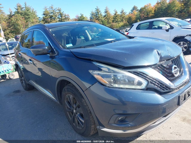 Продаж на аукціоні авто 2018 Nissan Murano Sv, vin: 5N1AZ2MH6JN173415, номер лоту: 46260065