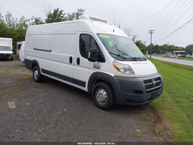 Aukcja sprzedaży 2018 Ram Promaster 3500 Cargo Van High Roof 159 Wb Ext, vin: 3C6URVJGXJE118346, numer aukcji: 46260088