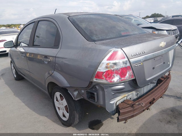 46260215 :رقم المزاد ، KL1TD56E69B399491 vin ، 2009 Chevrolet Aveo Lt مزاد بيع