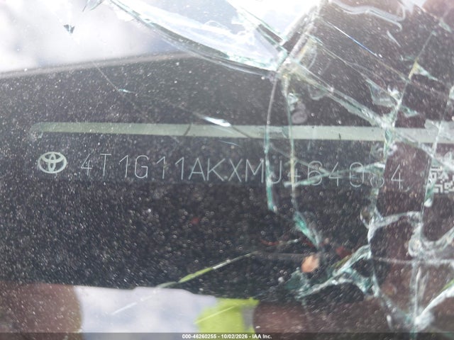 Aukcja sprzedaży 2021 Toyota Camry Se Nightshade Edition, vin: 4T1G11AKXMU464084, numer aukcji: 46260255