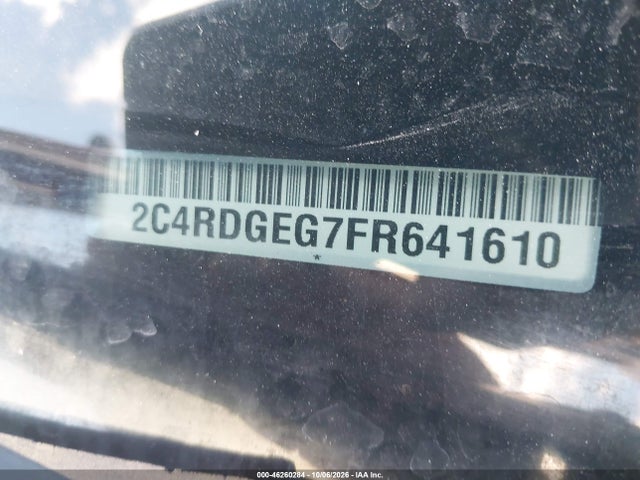 Dodge Grand Caravan R/t 2015 2C4RDGEG7FR641610 Image 9