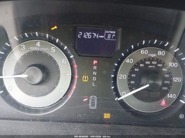2013 Honda Odyssey Ex-l მანქანა იყიდება აუქციონზე, vin: 5FNRL5H69DB058863, აუქციონის ნომერი: 46260295