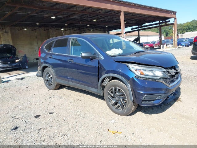 2016 Honda Cr-v Se მანქანა იყიდება აუქციონზე, vin: 5J6RM4H44GL114404, აუქციონის ნომერი: 46260495