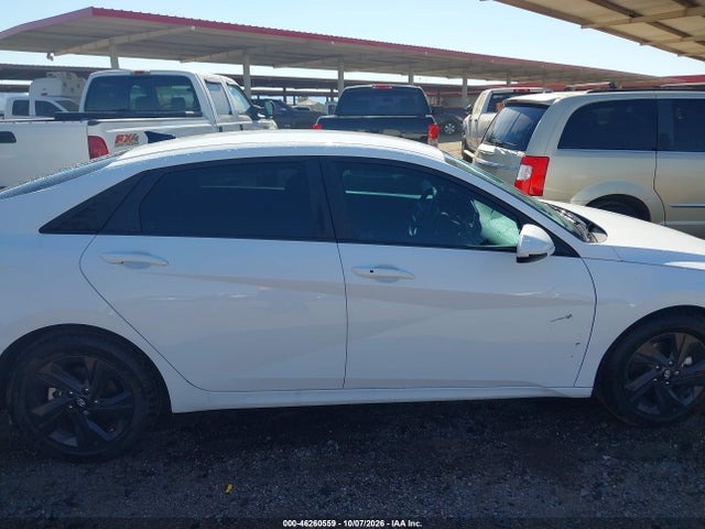 46260559 :رقم المزاد ، KMHLM4AJXMU007919 vin ، 2021 Hyundai Elantra Hybrid Blue مزاد بيع