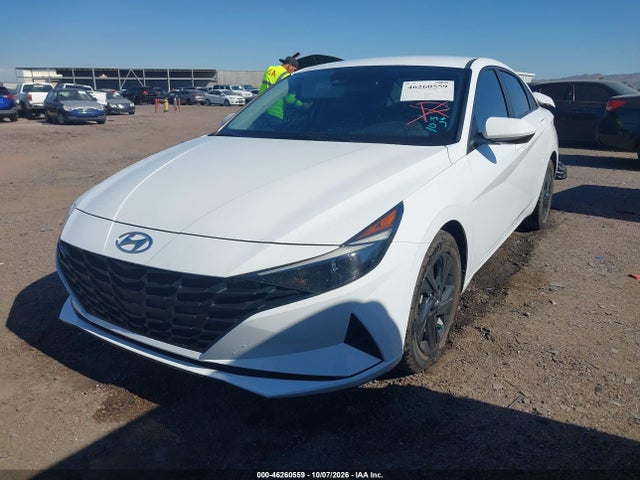 46260559 :رقم المزاد ، KMHLM4AJXMU007919 vin ، 2021 Hyundai Elantra Hybrid Blue مزاد بيع