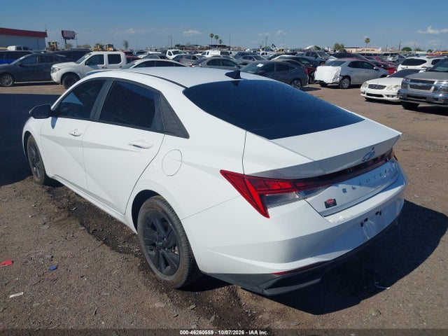 46260559 :رقم المزاد ، KMHLM4AJXMU007919 vin ، 2021 Hyundai Elantra Hybrid Blue مزاد بيع