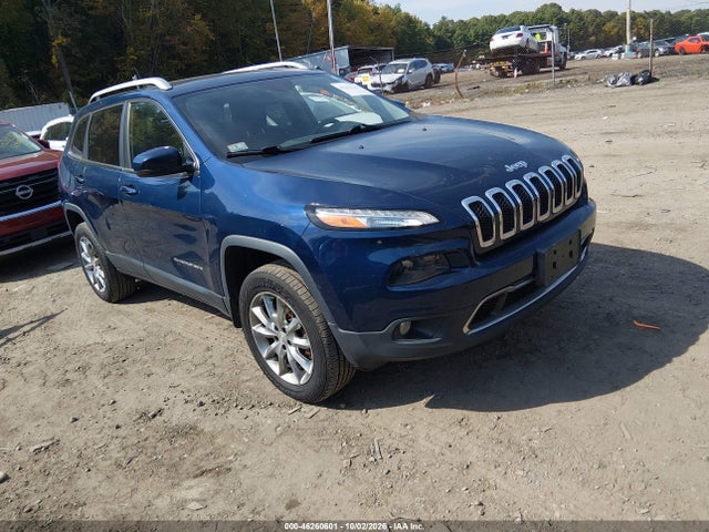 2018 Jeep Cherokee Limited 4x4 მანქანა იყიდება აუქციონზე, vin: 1C4PJMDB1JD559551, აუქციონის ნომერი: 46260601