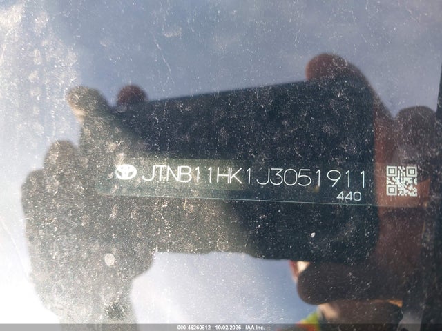 2018 Toyota Camry Se მანქანა იყიდება აუქციონზე, vin: JTNB11HK1J3051911, აუქციონის ნომერი: 46260612