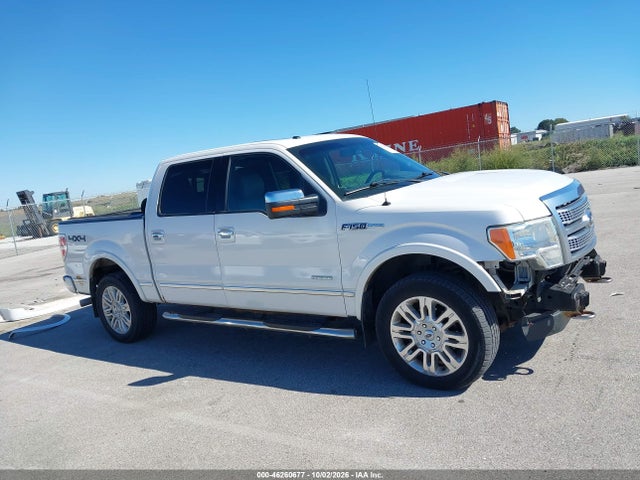 2012 Ford F-150 Platinum მანქანა იყიდება აუქციონზე, vin: 1FTFW1ET0CFA13348, აუქციონის ნომერი: 46260677