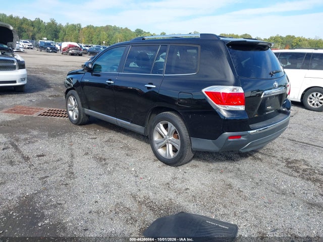 2013 Toyota Highlander Limited V6 მანქანა იყიდება აუქციონზე, vin: 5TDDK3EH7DS204938, აუქციონის ნომერი: 46260864