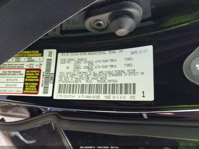 Продажа на аукционе авто 2018 Toyota Tacoma Sr5, vin: 5TFAX5GN4JX105079, номер лота: 46260873