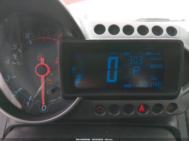 Продажа на аукционе авто 2012 Chevrolet Sonic 2ls, vin: 1G1JA5SH0C4149287, номер лота: 46260946