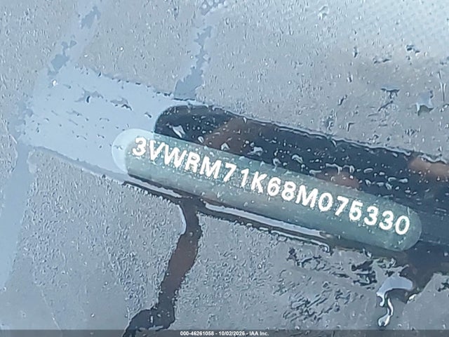 46261058 :رقم المزاد ، 3VWRM71K68M075330 vin ، 2008 Volkswagen Jetta Se/sel مزاد بيع