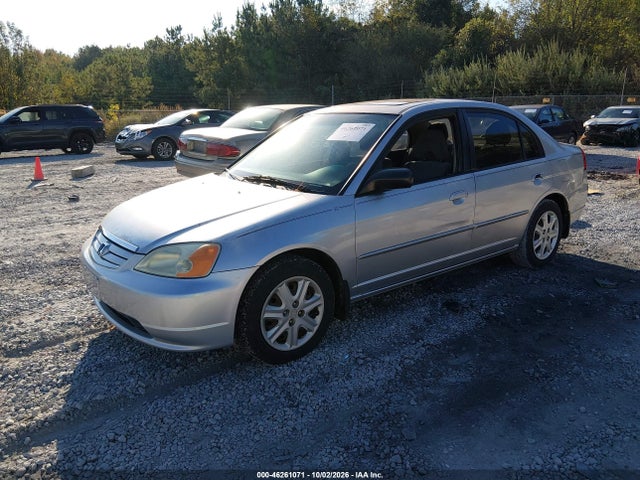 46261071 :رقم المزاد ، 2HGES26703H614869 vin ، 2003 Honda Civic Ex مزاد بيع