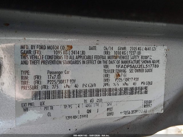Ford C-max Hybrid Se 2014 1FADP5AU2EL517789 Image 9