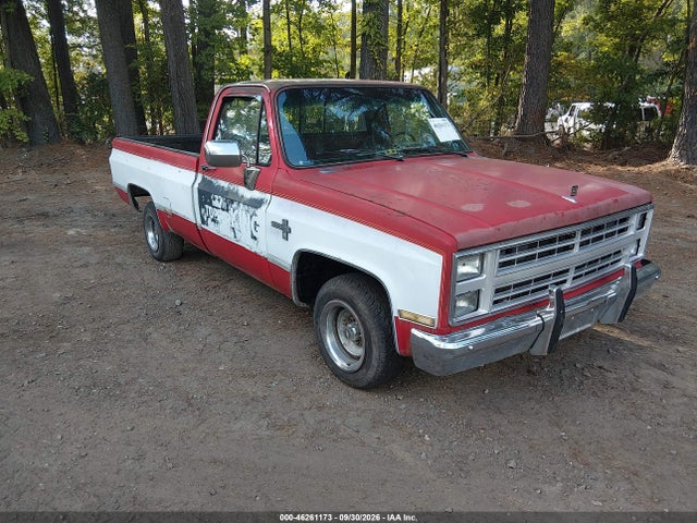 46261173 :رقم المزاد ، 1GCDC14H3GF385768 vin ، 1986 Chevrolet C10 مزاد بيع