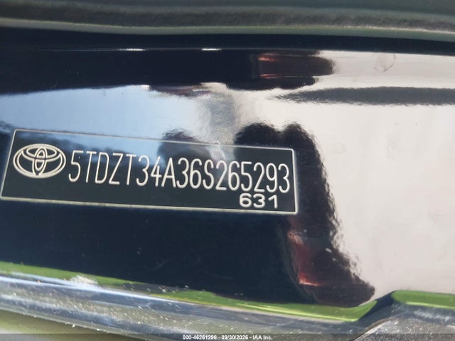 46261298 :رقم المزاد ، 5TDZT34A36S265293 vin ، 2006 Toyota Sequoia Sr5 V8 مزاد بيع