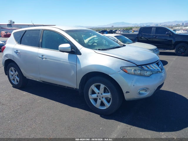 2010 Nissan Murano S მანქანა იყიდება აუქციონზე, vin: JN8AZ1MU4AW016346, აუქციონის ნომერი: 46261360