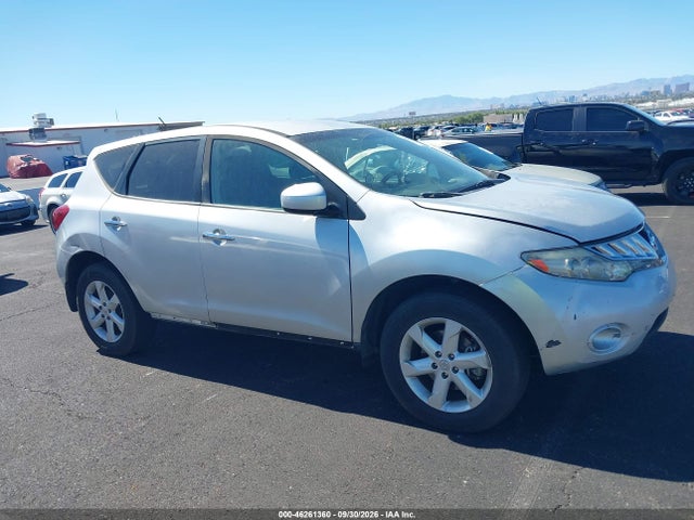 2010 Nissan Murano S მანქანა იყიდება აუქციონზე, vin: JN8AZ1MU4AW016346, აუქციონის ნომერი: 46261360