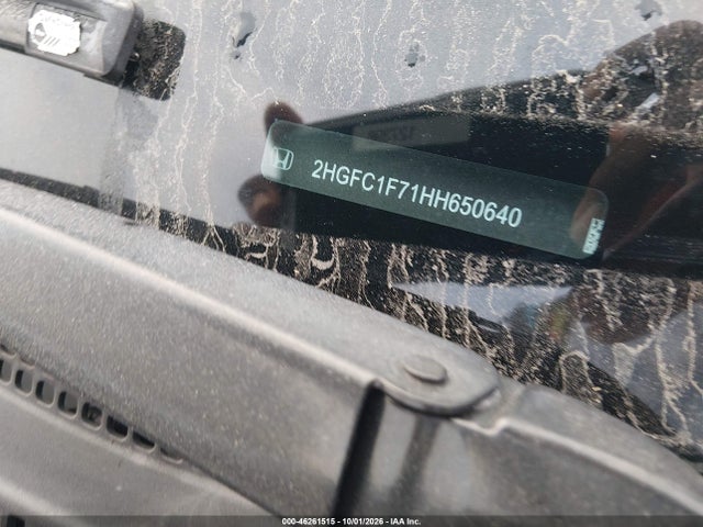 46261515 :رقم المزاد ، 2HGFC1F71HH650640 vin ، 2017 Honda Civic Ex-l مزاد بيع