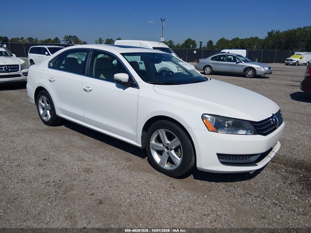 46261526 :رقم المزاد ، 1VWBH7A39DC037682 vin ، 2013 Volkswagen Passat 2.5l Se مزاد بيع