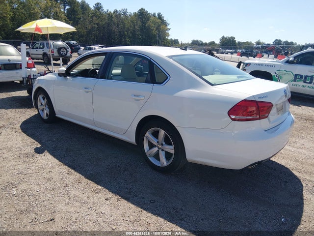 46261526 :رقم المزاد ، 1VWBH7A39DC037682 vin ، 2013 Volkswagen Passat 2.5l Se مزاد بيع