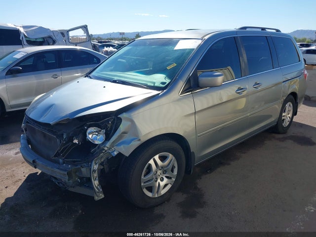 2007 Honda Odyssey Ex მანქანა იყიდება აუქციონზე, vin: 5FNRL38497B075735, აუქციონის ნომერი: 46261726