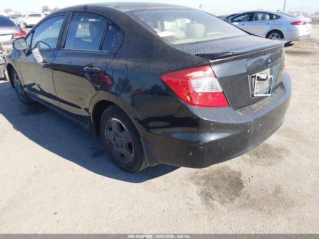 46261809 :رقم المزاد ، 2HGFB2F54CH324539 vin ، 2012 Honda Civic Lx مزاد بيع