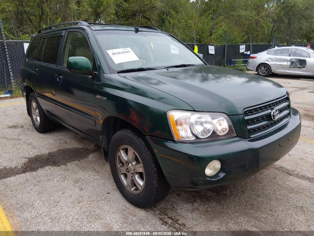 46261849 :رقم المزاد ، JTEHF21A010003577 vin ، 2001 Toyota Highlander V6 مزاد بيع