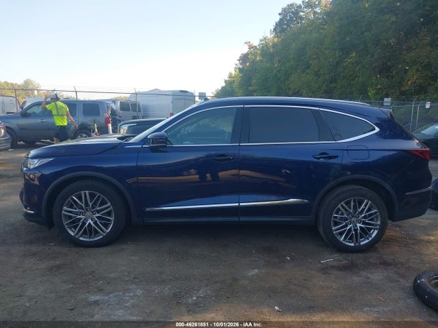 2022 Acura Mdx Advance Package მანქანა იყიდება აუქციონზე, vin: 5J8YE1H85NL007814, აუქციონის ნომერი: 46261851