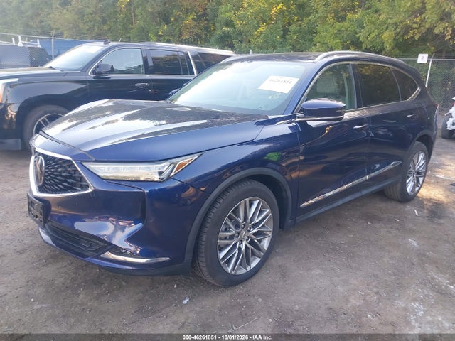 2022 Acura Mdx Advance Package მანქანა იყიდება აუქციონზე, vin: 5J8YE1H85NL007814, აუქციონის ნომერი: 46261851