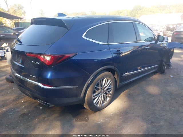 2022 Acura Mdx Advance Package მანქანა იყიდება აუქციონზე, vin: 5J8YE1H85NL007814, აუქციონის ნომერი: 46261851