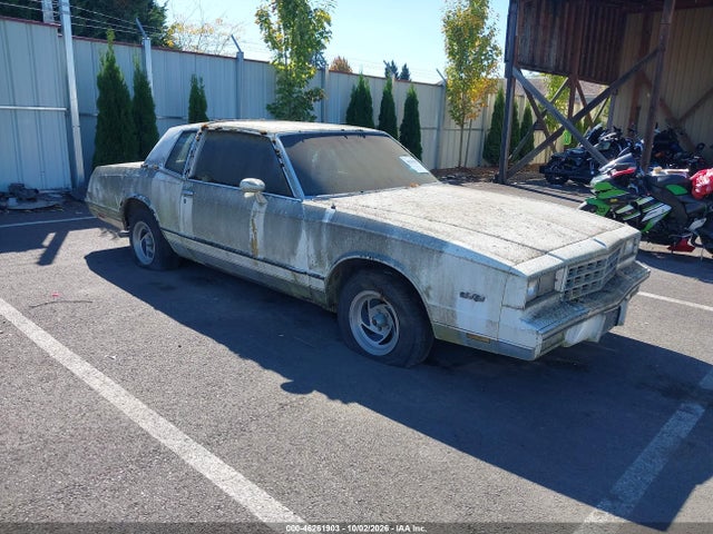 Продажа на аукционе авто 1984 Chevrolet Monte Carlo, vin: 1G1AZ37H4ER159204, номер лота: 46261903