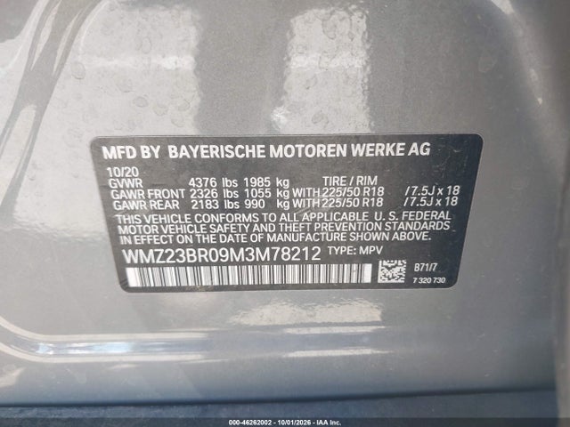 Mini Countryman Oxford Edition 2021 WMZ23BR09M3M78212 Image 9