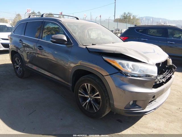 2016 Toyota Highlander Xle V6 მანქანა იყიდება აუქციონზე, vin: 5TDKKRFH1GS501118, აუქციონის ნომერი: 46262035