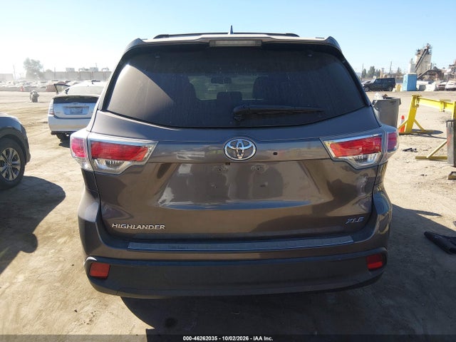 Продажа на аукционе авто 2016 Toyota Highlander Xle V6, vin: 5TDKKRFH1GS501118, номер лота: 46262035