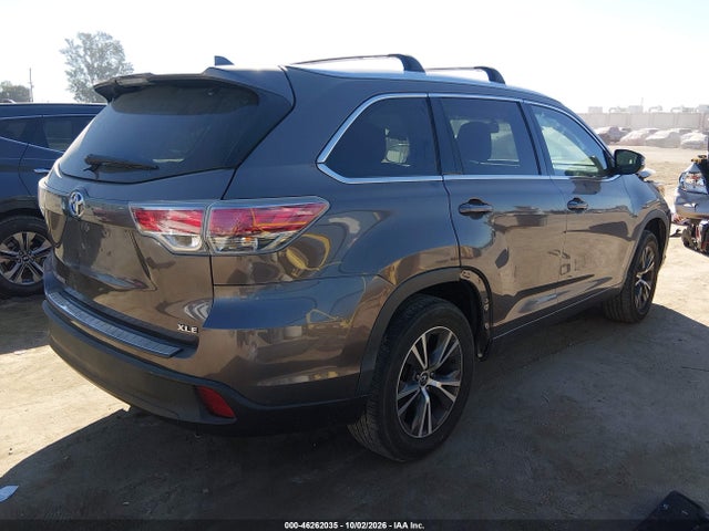 Продажа на аукционе авто 2016 Toyota Highlander Xle V6, vin: 5TDKKRFH1GS501118, номер лота: 46262035