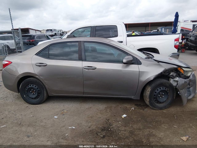 2015 Toyota Corolla Le მანქანა იყიდება აუქციონზე, vin: 5YFBURHE3FP348858, აუქციონის ნომერი: 46262123
