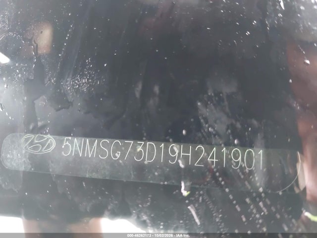 Продажа на аукционе авто 2009 Hyundai Santa Fe Gls, vin: 5NMSG73D19H241901, номер лота: 46262173