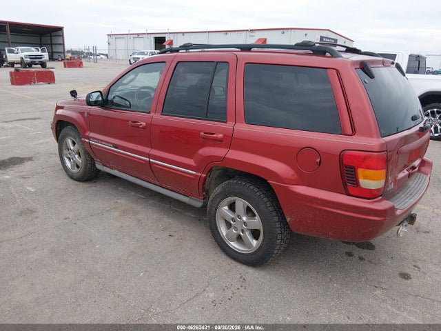 46262431 :رقم المزاد ، 1J8GW68J94C334490 vin ، 2004 Jeep Grand Cherokee Overland مزاد بيع