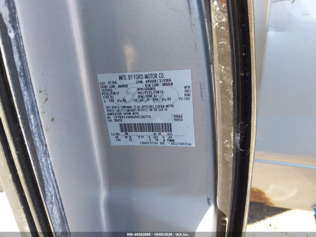 Aukcja sprzedaży 2004 Ford F-150 Stx/xl/xlt, vin: 1FTRX14W84NC56774, numer aukcji: 46262560