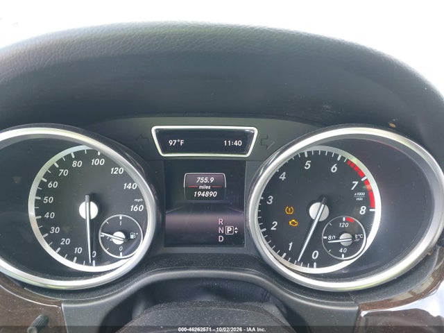 Aukcja sprzedaży 2015 Mercedes-benz Ml 350 4matic, vin: 4JGDA5HB9FA545923, numer aukcji: 46262571