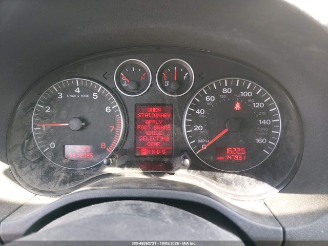 2006 Audi A3 2.0t მანქანა იყიდება აუქციონზე, vin: WAUMF78P06A002289, აუქციონის ნომერი: 46262721