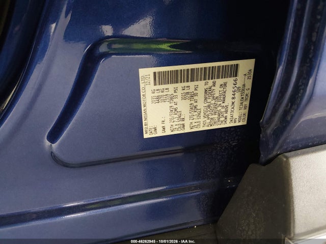 2021 Nissan Rogue Sl Fwd მანქანა იყიდება აუქციონზე, vin: 5N1AT3CA2MC846566, აუქციონის ნომერი: 46262945