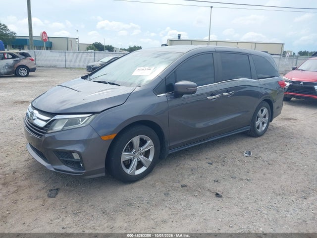 2018 Honda Odyssey Ex-l მანქანა იყიდება აუქციონზე, vin: 5FNRL6H76JB102098, აუქციონის ნომერი: 46263300