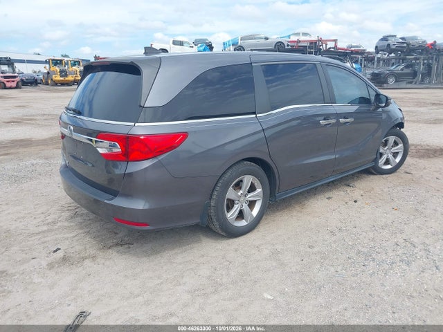 2018 Honda Odyssey Ex-l მანქანა იყიდება აუქციონზე, vin: 5FNRL6H76JB102098, აუქციონის ნომერი: 46263300
