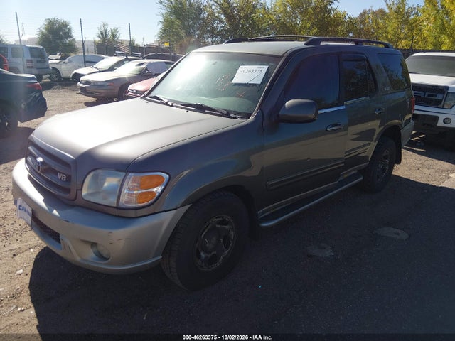 Продаж на аукціоні авто 2003 Toyota Sequoia Sr5 V8, vin: 5TDZT34A13S151742, номер лоту: 46263375