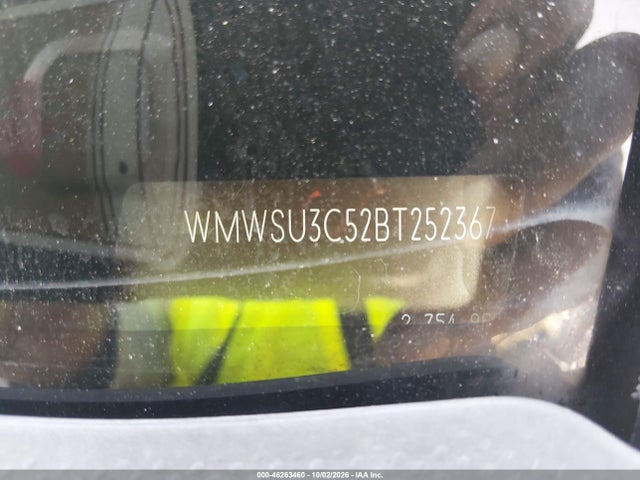 46263460 :رقم المزاد ، WMWSU3C52BT252367 vin ، 2011 Mini Cooper مزاد بيع